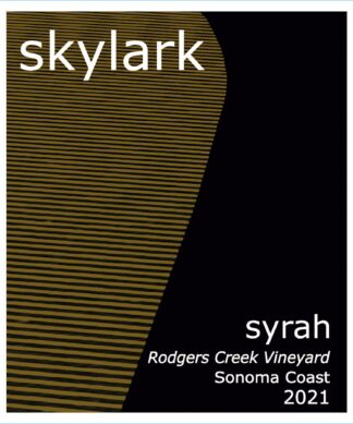 2021 Skylark Syrah, Rodgers Creek Vineyard Sonoma Coast